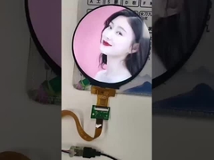 300 Cd/M2 Στρογγυλή οθόνη TFT 4 ιντσών 720x720 οθόνη με 4 λωρίδες διεπαφής MIPI