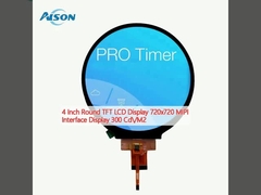 4 ιντσών Στρογγυλή οθόνη LCD TFT 720x720 MIPI Επαφή οθόνη 300 Cd/M2