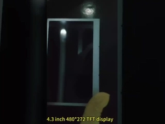Ηλιακό διάβασμα 4.3 ιντσών 480x272 IPS TFT Μοντέλο οθόνης1000Cd/M2 RGB Διασύνδεση