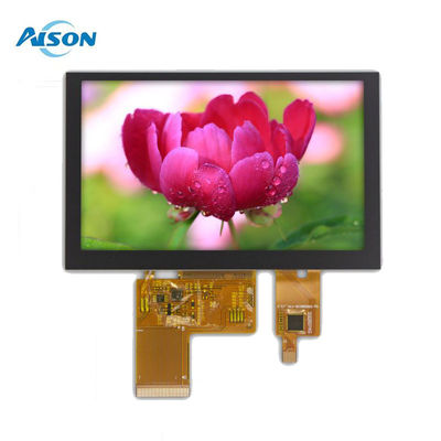 5 ιντσών IPS TFT οθόνη 800x480 Βιομηχανική χωρητική οθόνη αφής 500 Cd/M2