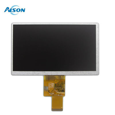 7 ιντσών 40 καρφίτσες 800x480 TFT LCD οθόνη 400 Cd/M2 RGB διεπαφή