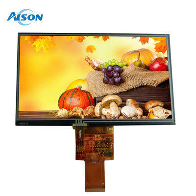 7" RTP TFT οθόνη 800X480 Ανάλυση RGB Διασύνδεση 40 Pin για βιομηχανικές εφαρμογές