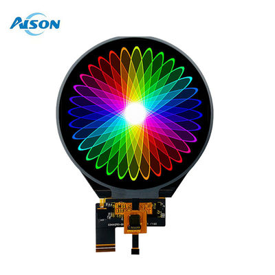 3.4 ιντσών 800x800 IPS κυκλική οθόνη 380 cd/m2 με διεπαφή MIPI