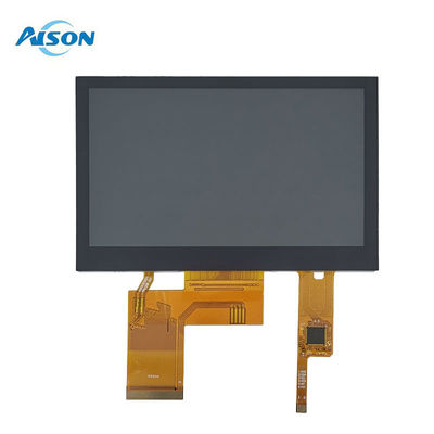 4.3 ιντσών IPS LCD Μοντέλο 480x272 Δυνατή οθόνη αφής TFT 450 Cd/M2 RGB 24 Bit Interface