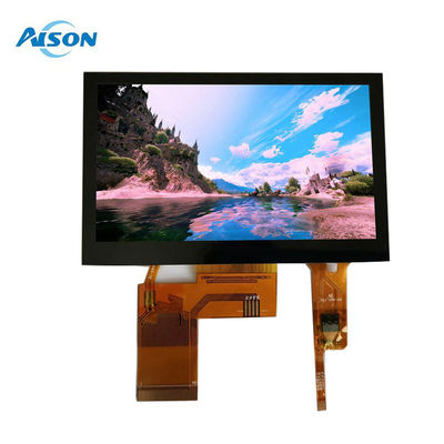 4.3 ίντσες LCD οθόνη 400 Cd/M2 IPS χωρητική οθόνη αφής 480x272