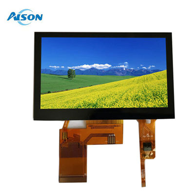 4.3 ίντσες LCD οθόνη 400 Cd/M2 IPS χωρητική οθόνη αφής 480x272