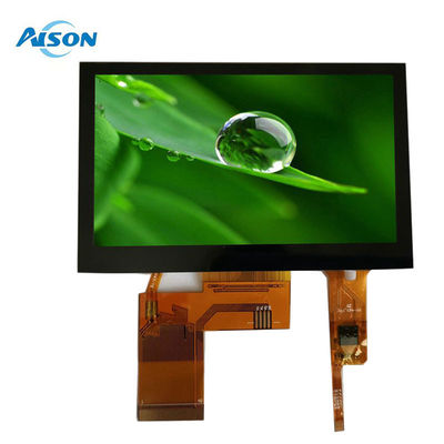 4.3 ίντσες 480x272 TFT Συγκινητική οθόνη αφής 40 πιν TFT οθόνη αφής 400 Cd/M2