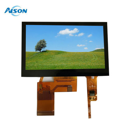 4.3 ιντσών IPS LCD Μοντέλο 480x272 Δυνατή οθόνη αφής TFT 450 Cd/M2 RGB 24 Bit Interface