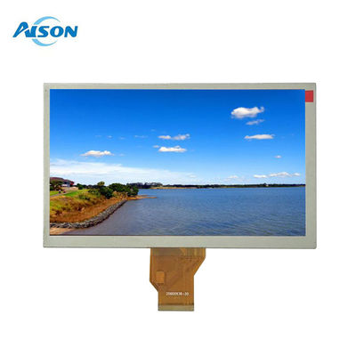 8 ιντσών 800x480 TFT LCD οθόνη υψηλή φωτεινότητα 1000cd/m2 για βιομηχανικές εφαρμογές RGB Interfacde