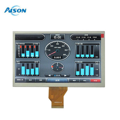 8 ιντσών 800x480 TFT LCD οθόνη υψηλή φωτεινότητα 1000cd/m2 για βιομηχανικές εφαρμογές RGB Interfacde