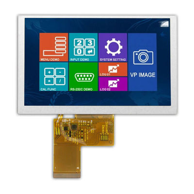 Προσαρμοσμένη οθόνη TFT 5 ιντσών υψηλής φωτεινότητας, οθόνες TFT αναγνώσιμες στο ηλιακό φως 2500cd/m2