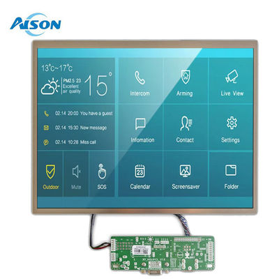 12.1 ίντσες LVDS TFT Display 1024x768 Ανάλυση 650cd/M2 Βιομηχανική TFT Display