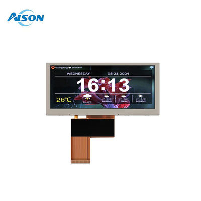 3.9 ίντσες 480x128 Τύπος παράστασης τοπίου Εικονική οθόνη LCD 500 Cd/M2 Επεκταμένη μπάρα Εικονική οθόνη LCD