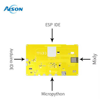 6 Πιν ESP32 Μονάδα οθόνης 5V Συγκινητικές οθόνες αφής 500mA 8M PSRAM LVGL