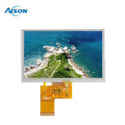 5 ιντσών 800x480 RGB 40 Pin Διασύνδεση TFT LCD οθόνη με αντίσταση πίνακα αφής
