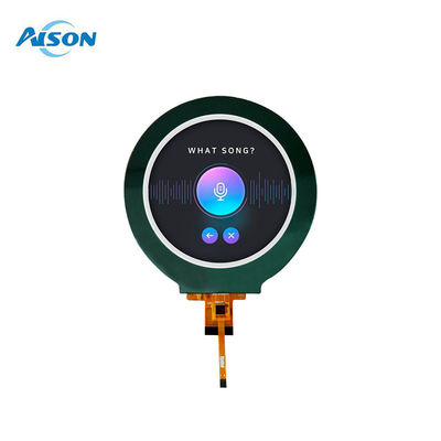 3.4 ίντσες 800*800 κυκλική οθόνη TFT LCD MIPI Διασύνδεση 30 πιν για έξυπνο έλεγχο βιομηχανικού σπιτιού