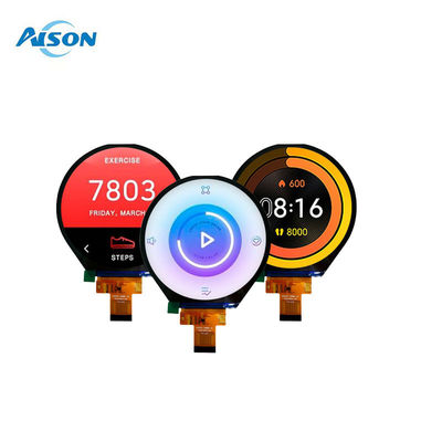3.4 ίντσες 800*800 κυκλική οθόνη TFT LCD MIPI Διασύνδεση 30 πιν για έξυπνο έλεγχο βιομηχανικού σπιτιού