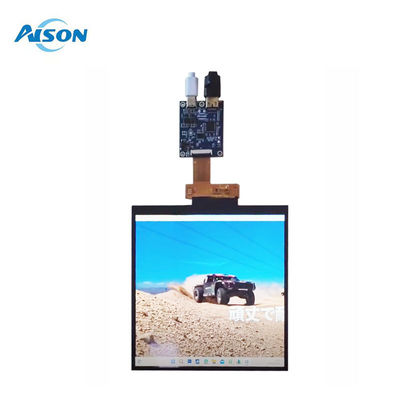 7.6 ίντσες τετράγωνο 1200x1200 TFT LCD οθόνη Μοντέλο υψηλή φωτεινότητα 1000cd/m2 MIPI διεπαφή
