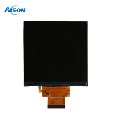 4 ιντσών τετραγωνική οθόνη TFT 480x480 με RGB διεπαφή με οθόνη αφής 300 cd/m2