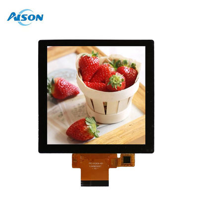 4 ιντσών τετραγωνική οθόνη TFT 480x480 με RGB διεπαφή με οθόνη αφής 300 cd/m2