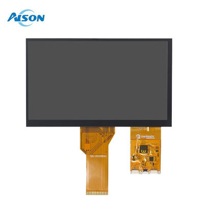 7 ιντσών 1024x600 LVDS TFT IPS οθόνη χωρητική οθόνη αφής με προσαρμοσμένο υπερμεγέθη κάλυμμα