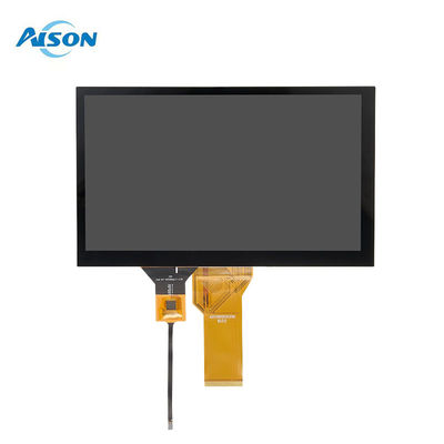 7 ιντσών 1024x600 LVDS TFT IPS οθόνη χωρητική οθόνη αφής με προσαρμοσμένο υπερμεγέθη κάλυμμα