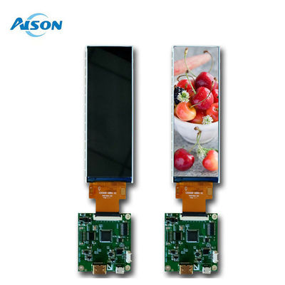 4.6" Εικονική οθόνη LCD τύπου ράβδου RGB 40Pin Τεντωμένη οθόνη με φωτεινότητα 300 Cd / m2 και θερμοκρασίες λειτουργίας -20 έως 70 βαθμούς