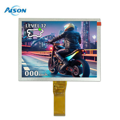 8 ιντσών IPS TFT LCD μονάδα 800×600 RGB 24 Bit 50 Pin 1000cd/m2 για βιομηχανική οθόνη TFT