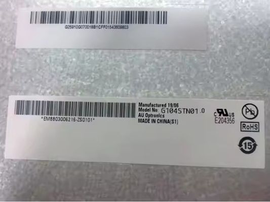 10.4 ιντσών AUO 800X600 LVDS TFT LCD οθόνη 400cd/m2 για βιομηχανικό