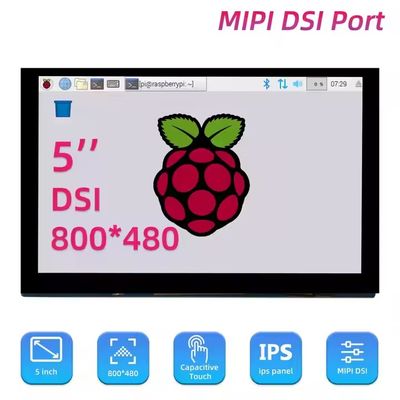Οθόνη αφής TFT DSI 4.3 ιντσών 800x480 για Raspberry PI