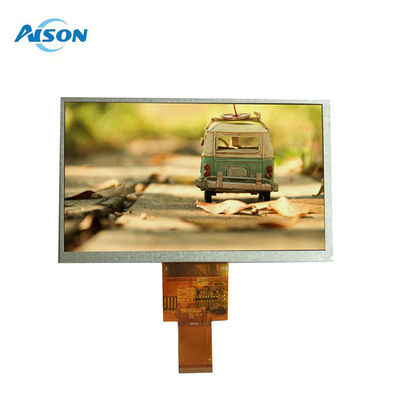 7 ιντσών 40 καρφίτσες 800x480 TFT LCD οθόνη 400 Cd/M2 RGB διεπαφή