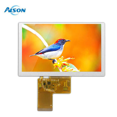 5 ιντσών TFT LCD οθόνη 800x480 οθόνη 500 Cd/M2 RGB 24 Bit TN 40pin