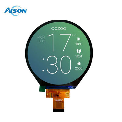 3.4 ίντσες 800*800 κυκλική οθόνη TFT LCD MIPI Διασύνδεση 30 πιν για έξυπνο έλεγχο βιομηχανικού σπιτιού