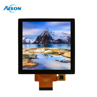 4 ιντσών τετραγωνική οθόνη TFT 480x480 με RGB διεπαφή με οθόνη αφής 300 cd/m2